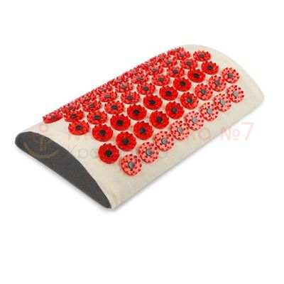 Тибетский аппликатор валик красный для поясницы