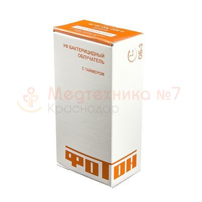 Бактерицидная лампа Фотон ОБ 3 в коробке