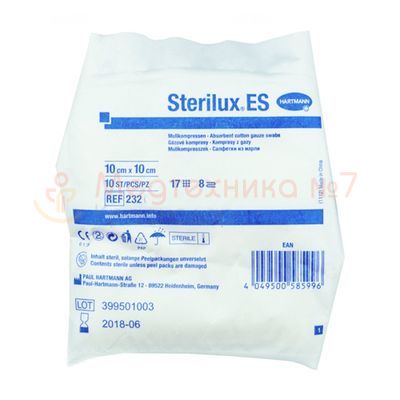 Салфетки Sterilux ES (10x10/5х5)
