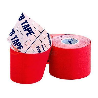 Кинезио тейп BBTape ICE/ SILK 5см*5м красный