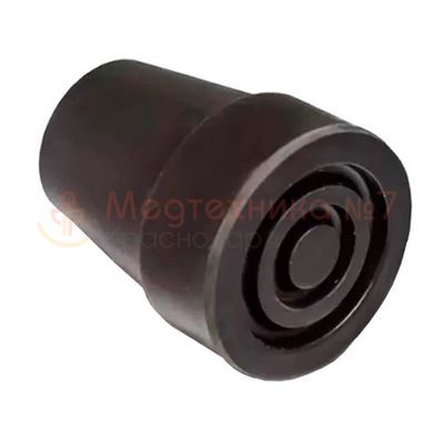 Наконечник-насадка резиновая для тростей 10034, 19мм (коричневый)