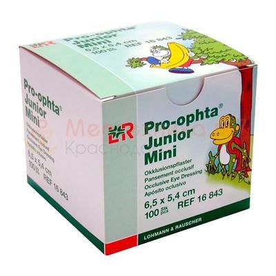 Пластырь для глаз (окклюдер) Про-Офта Джуниор Mini 6,5х5,4 см