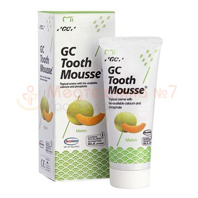 Мусс для реминерализации зубных тканей GC Tooth Mousse дыня