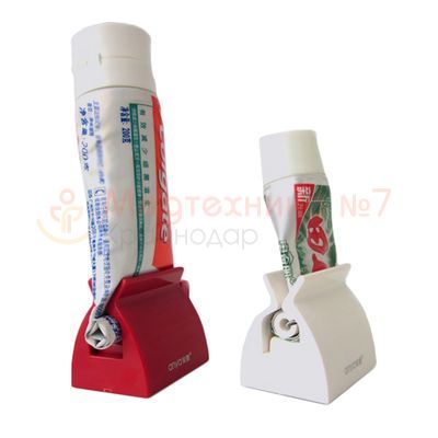 Выдавливатель для зубной пасты anya красный