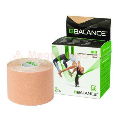 Кинезио тейп BBTape Lite 5см*5м бежевый Кинезио тейп BBTape Lite 5см*5м бежевый