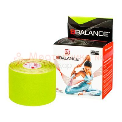 Кинезио тейп BBTape 5см*5м лайм