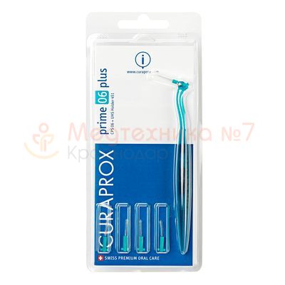 Набор CPS06 Prime Plus: 5 ершиков (синий) с держателем 0.6-2.2 мм