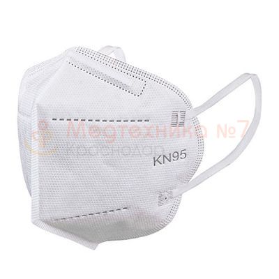 Защитная маска KN95 FFP2, без клапана выдоха, белая