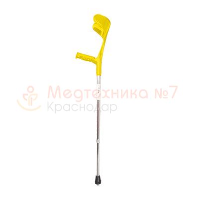 Костыль Dauang Medical Е0504Y с УПС цветной локтевой, регулируемой длины (91-114 см), желтый Костыль Dauang Medical Е0504Y с УПС цветной локтевой, регулируемой длины (91-114 см), желтый