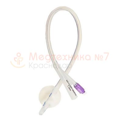 Катетер Фолея двухходовой CERTUS 100% силикон