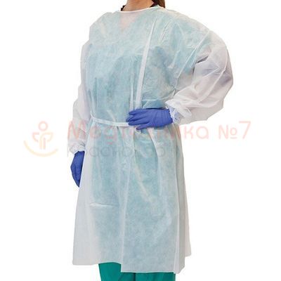 Медицинский хирургический халат 140 см Медицинский хирургический халат 140 см