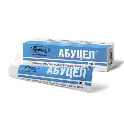 Паста Абуцел для защиты кожи вокруг стомы, 60 г	с коробкой