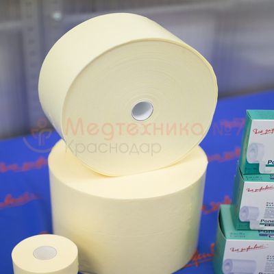 Пластырь фиксирующий Ролепласт 5 см х 10 м нетканый вид сбоку