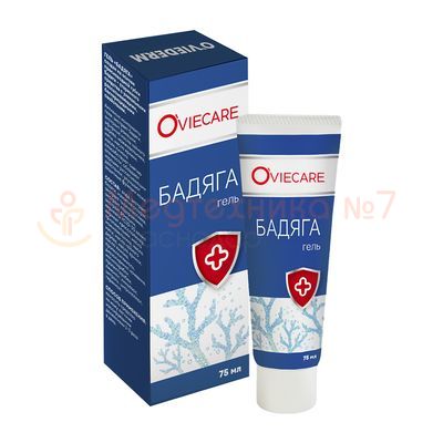 Бадяга гель Oviecare, 75 мл, с коробкой