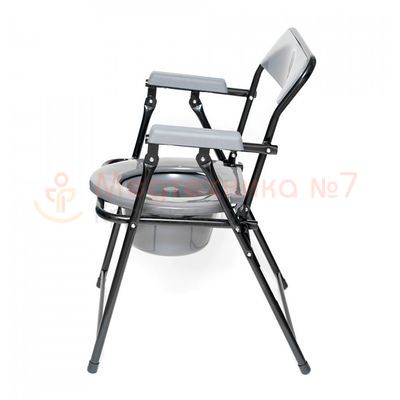 Кресло-туалет Barry WC600 складное вид сбоку