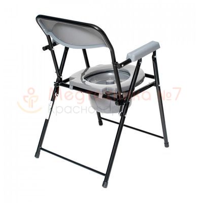 Кресло-туалет Barry WC600 складное вид сзади