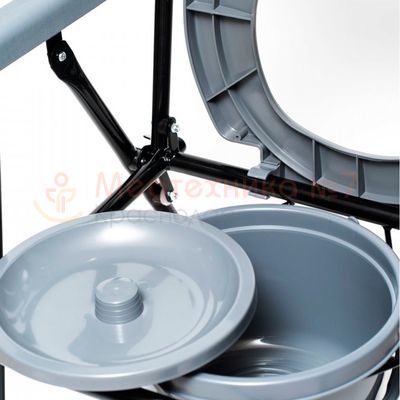 Кресло-туалет Barry WC600 складное ведро из пластика