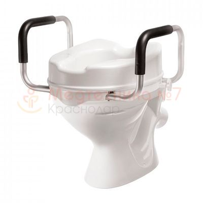 Сиденье-насадка на унитаз СИМС2 10529 надежно крепится на унитаз