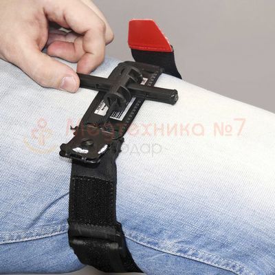 Жгут тактический турникет кровоостанавливающий Медплант ЖК-02 вид сложения 1, двухщелевая пряжка