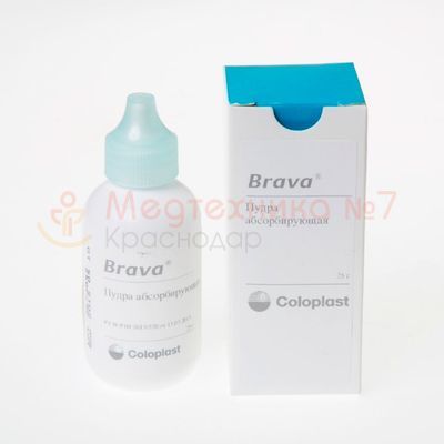 Упаковка пудры 1907 Coloplast