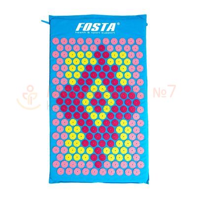 Коврик массажный акупунктурный Fosta F 0102 цветной (голубой)