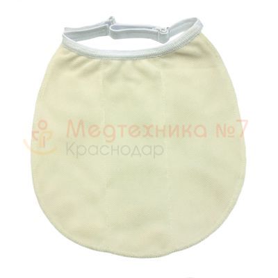 Фартук нагрудный для защиты гортани 4 слоя TRACHEA Норм, кремовый арт. 10-426
