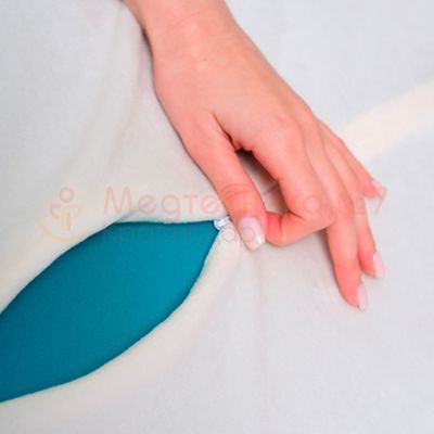 Съемная наволочка подушки OrtoCorrect TermogelКомфортный сон с OrtoCorrect Termogel с охлаждающим эффектом