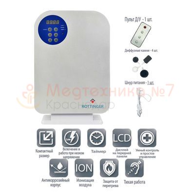 Озонатор-ионизатор Rottinger Ion преимущества