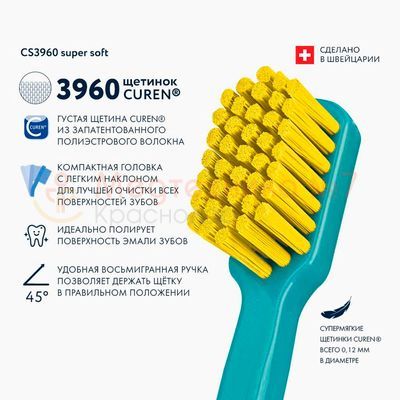 Преимущества Curaprox Supersoft CS3960