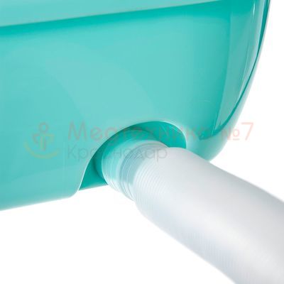 Ванна для мытья головы BESIDE бирюзовая, место крепления шланга