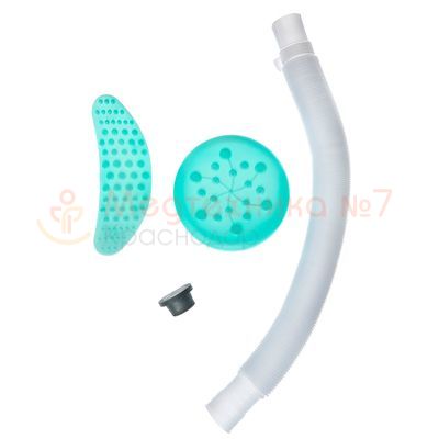 Ванна для мытья головы BESIDE бирюзовая, комплект