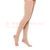 Чулки компрессионные «Центр Компресс» 1 класс с открытым носком, кремовые